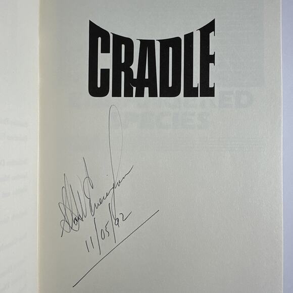 Cradle A Novel by Arthur C Clark & Gentry Lee 1st Edition 1st Printing SIGNED - Picture 9 of 9